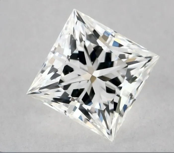 1 pcs Diamond (Natural) - 0.58 ct - Square - G - VVS2 - Gemological Institute of America (GIA)