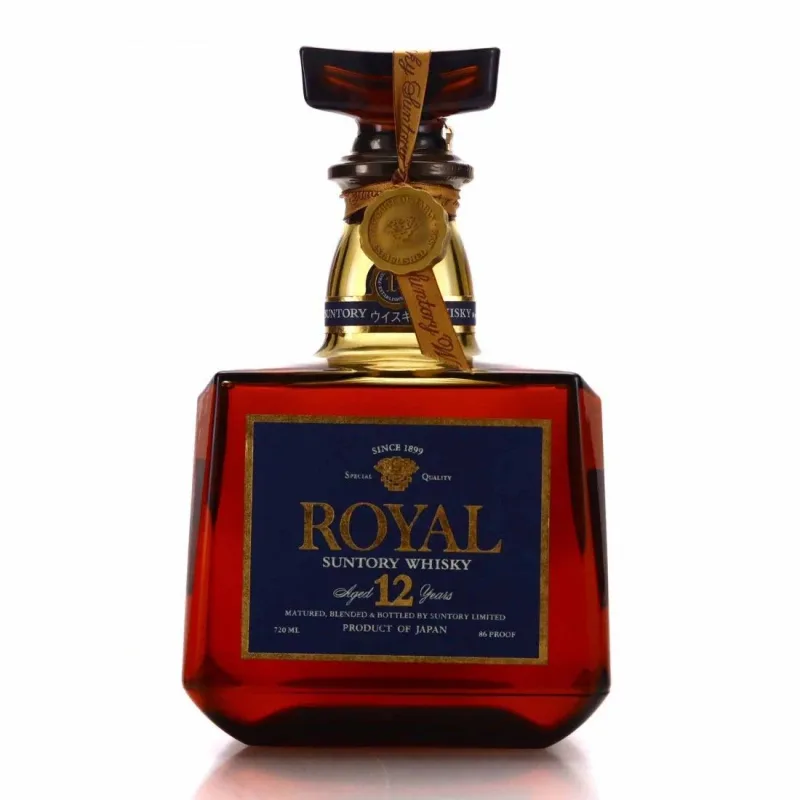 Suntory Royal 12 Year Old Japanese Blended Whisky (1980s) (72cl, 43%)
