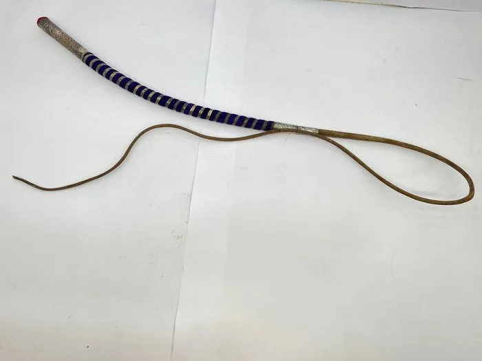 Decorative ornament - Whip in 800 silver