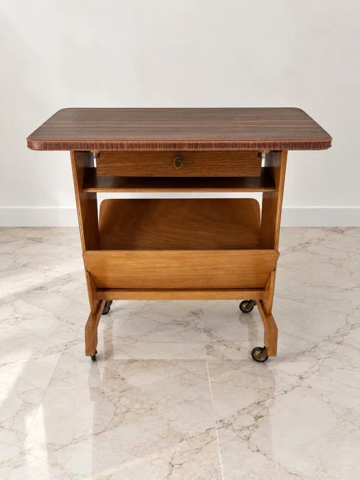 Trolley - Wood, Laminate, Metal