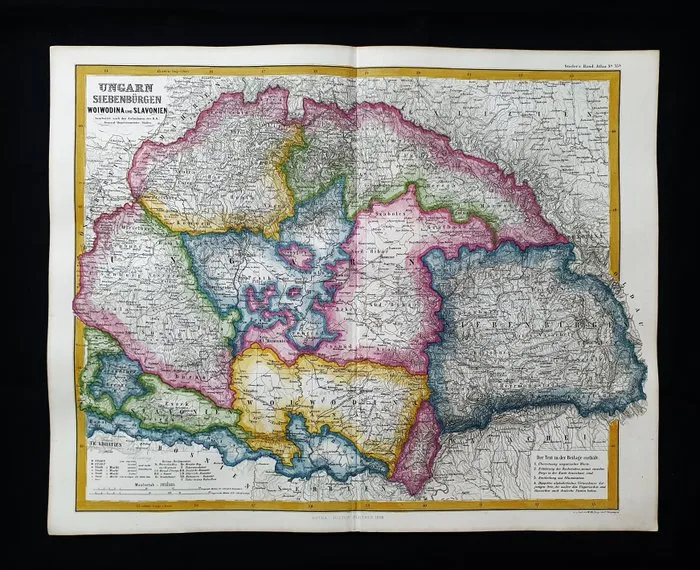 Europe - Eastern Europe / Hungary / Budapest / Croatia / Bosnia / Romania; A. Stieler / G.J. Perthes - (1858) - Ungarn..... 1858 - 1861-1880