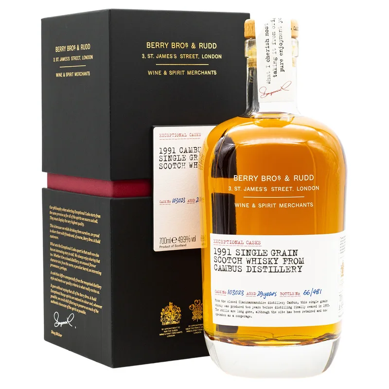 Berry Bros & Rudd Cambus 29 Years Cask 103023 (70cl, 49.9%)