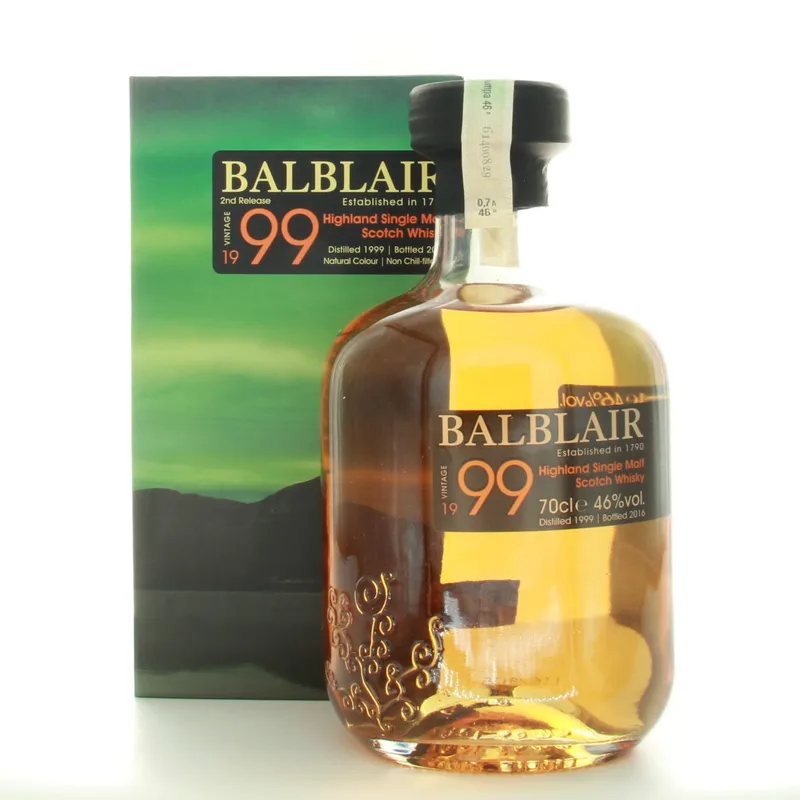 Balblair 1999 2nd Release (70cl, 46%)
