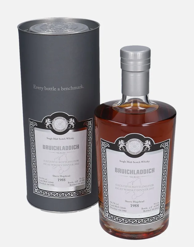 Bruichladdich – 1988 Malts of Scotland (70cl, 54.3%)