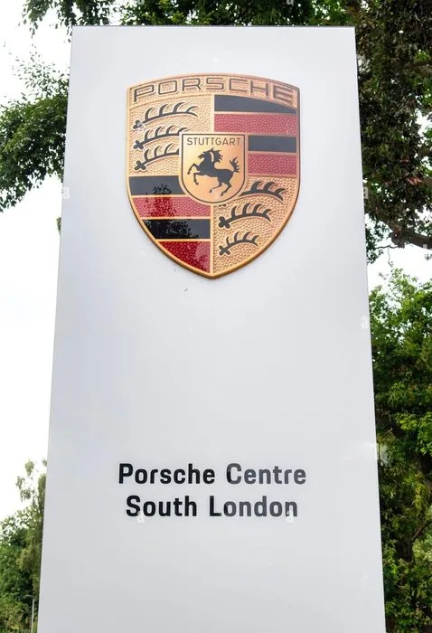 FREE SHIPPING Porsche Center Official Dealer Logo XXL Emblem - Porsche
