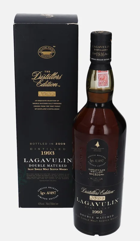 Lagavulin – 1993 Distillers Edition Double Matured lgv. 4/497