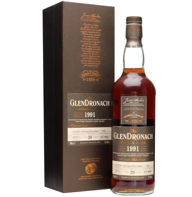 GlenDronach – 1991 20 Year Old PX Puncheon (51.3%)