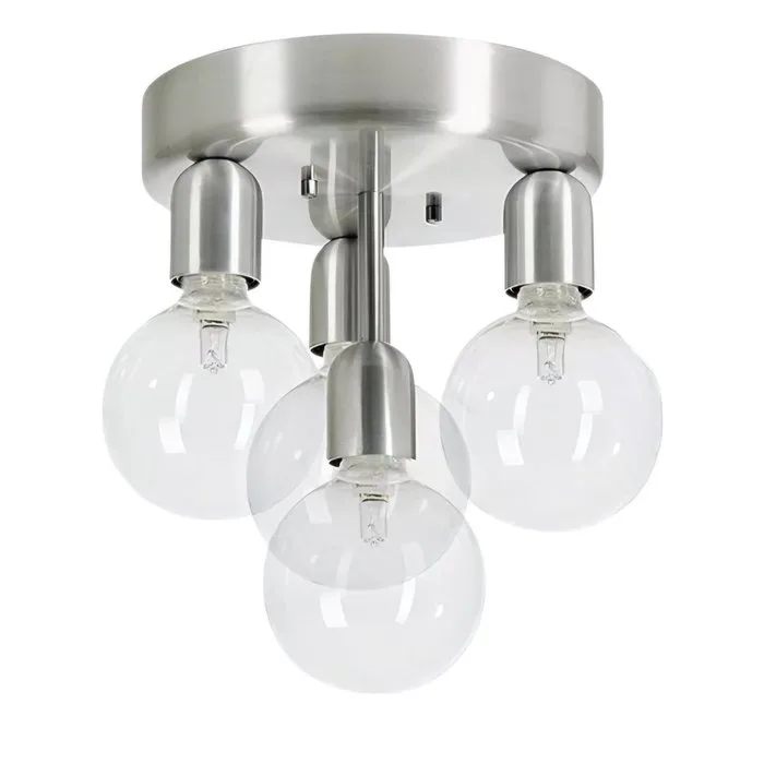 Belid - Joakim Fihn - Ceiling lamp - 'REGAL 4' Aluminium - Flush-mount Light - Aluminium - Discontinued Model