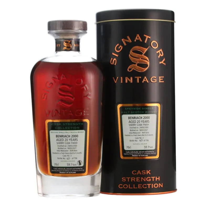 Benriach – 2000 Cask Strength Collection 20 Year Old