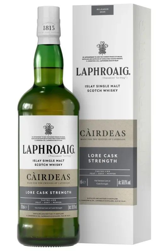 Laphroaig – Cairdeas 2025 "Lore Cask Strength" Single Malt Scotch Whisky