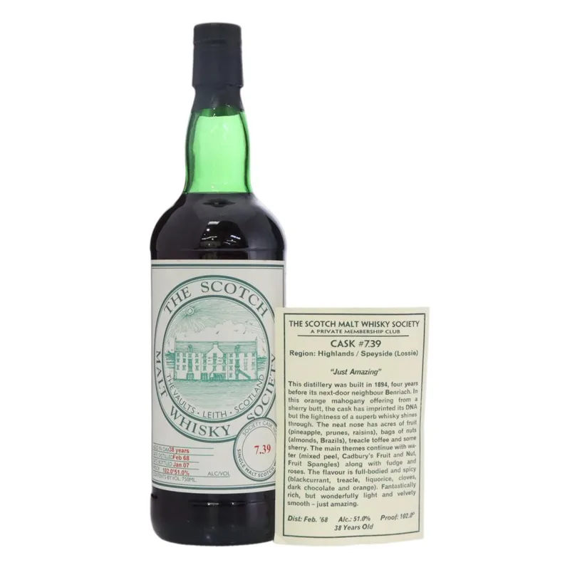 Longmorn – 1968 SMWS 38 Year Old 7.39