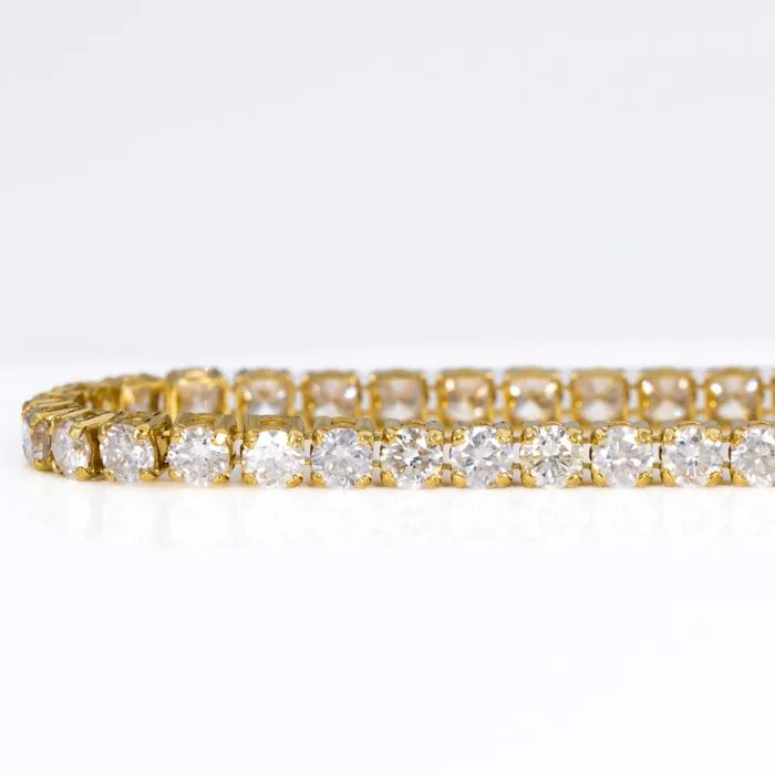 Bracelet - 18 kt. Yellow gold - 4.87ct. tw. Diamond (Natural) - GWLab