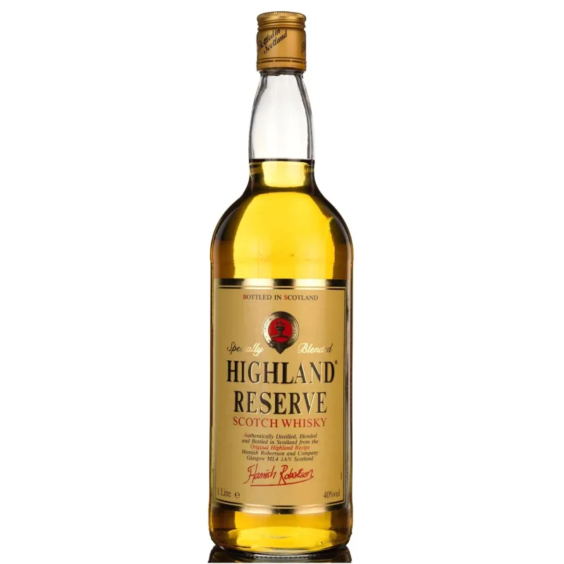 Highland Reserve Old Blended Scotch Whisky (1980s) (1L, 40%)
