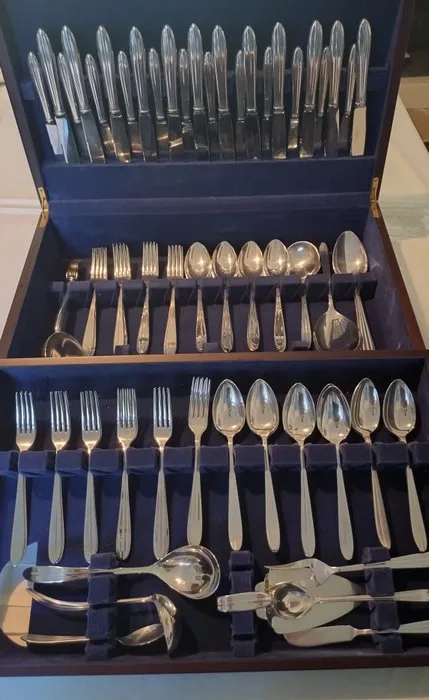 GERO - Dick Simonis - Cutlery set for 12 (85) - Distinction (230) - Silverplated