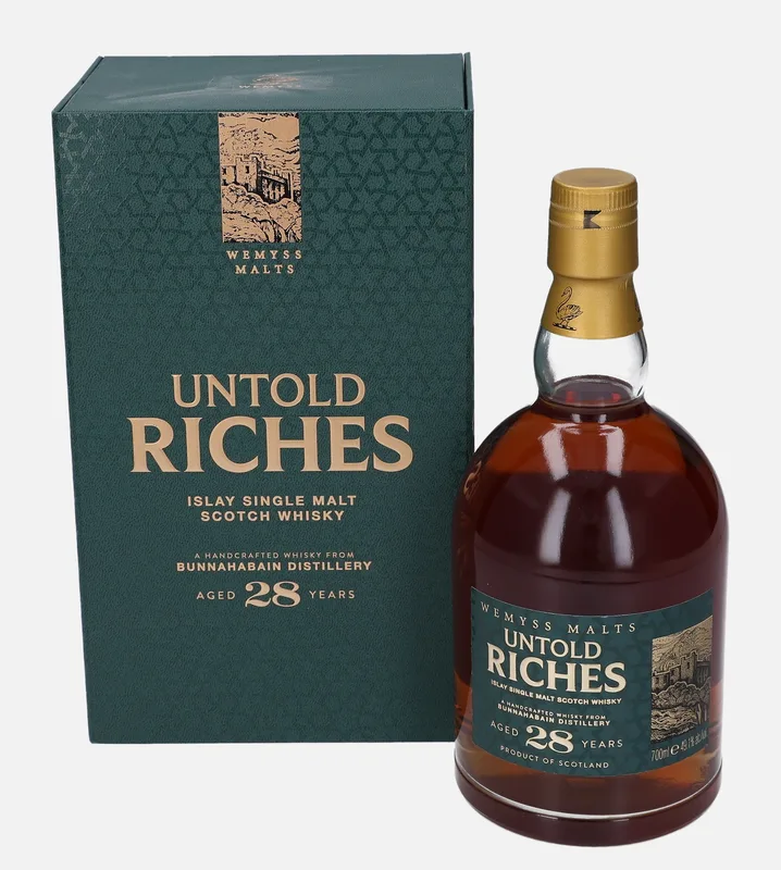 Bunnahabhain – Untold Riches 1987 28 Year Old Wemyss Vintage Malts Wemyss Malts (70cl, 49.1%)