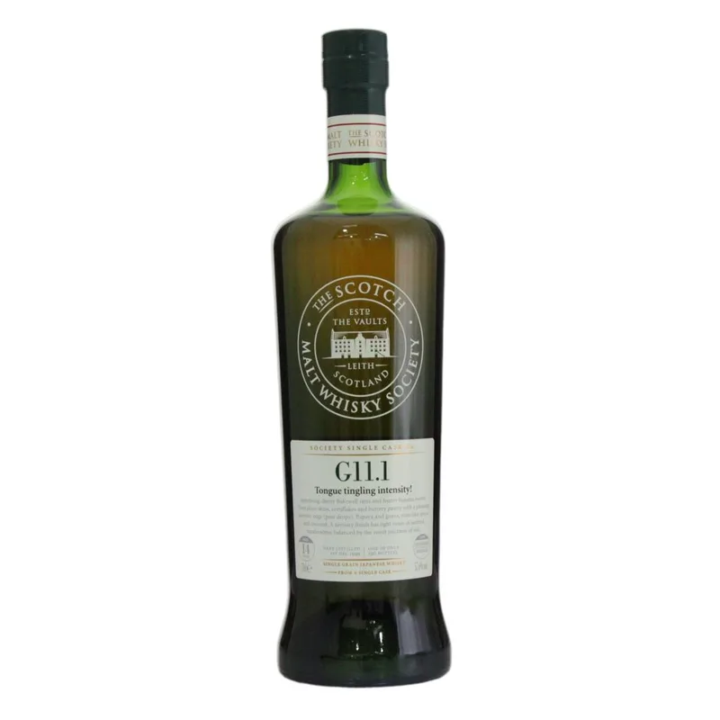 Nikka Coffey Grain 1999 SMWS 14 Year Old G11.1 - Tongue tingling intensity!
