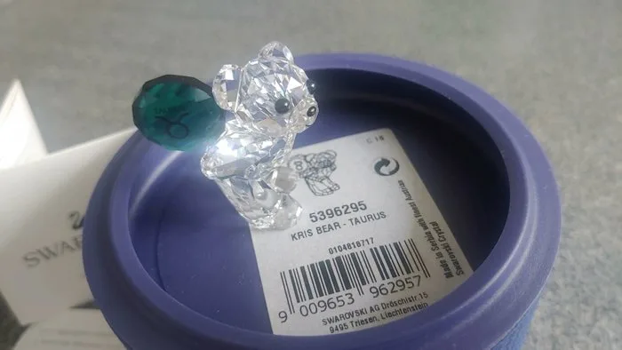 Swarovski - Swarovski - Statuette, Kris Bear - Taurus - 5396295 - Box + Certificate - 4 cm - Crystal