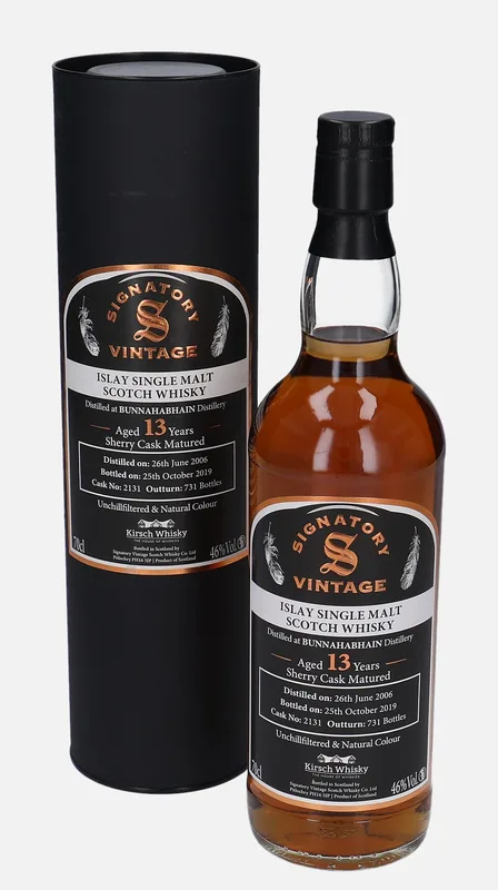 Bunnahabhain – 2006 13 Year Old Signatory Vintage Scotch Whisky Co.