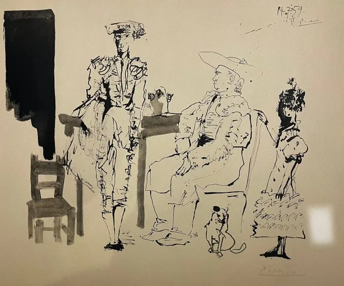 Pablo Picasso (1881-1973) - Deux Picadors et Femme