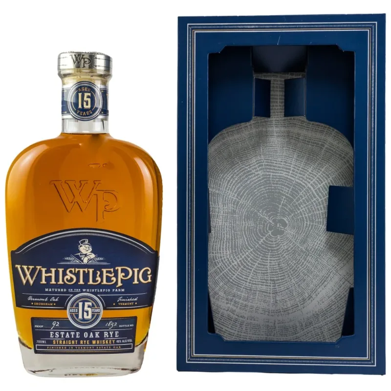 WhistlePig – 15 Year Old Estate Oak Rye