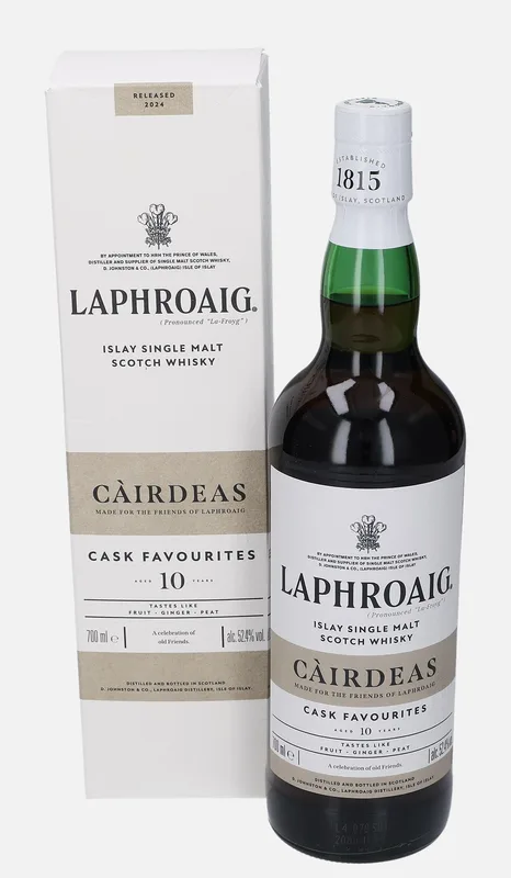 Laphroaig – Càirdeas 10 Year Old Cask Favourites Released 2024 (70cl, 52.4%)