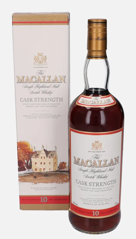Macallan – Cask Strength 10 Year Old (1L, 58.8%)