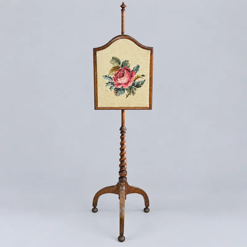 Antique Pole Screen