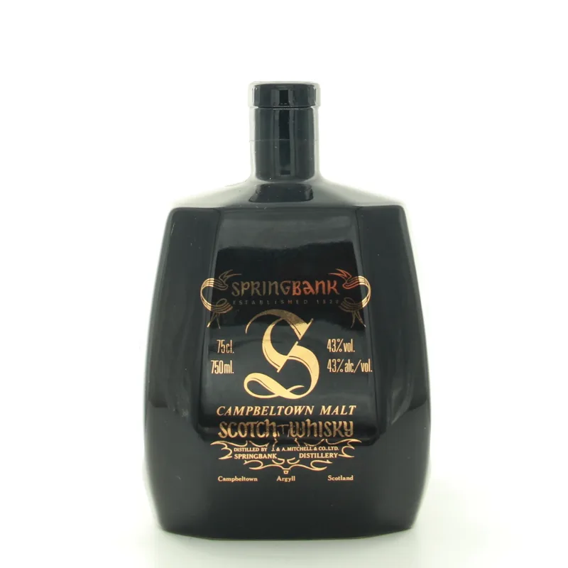 Springbank Campbeltown Malt – Black Ceramic Decanter