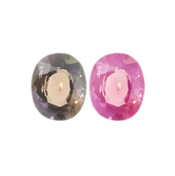 1 pcs Brown, Blue, Pink Sapphire - 1.05 ct - International Gemological Institute (IGI) - Color Change Sapphire