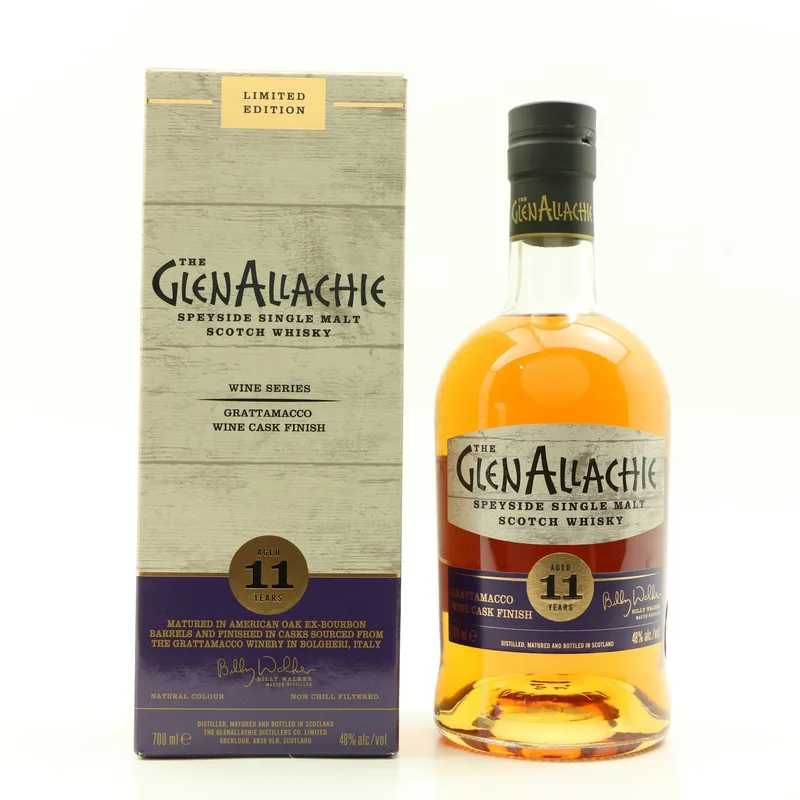 Glenallachie – 11 Year Old Grattamacco Wine Cask Finish (70cl, 48%)