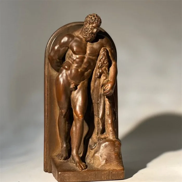 Sculpture, Farnese Hercules — Cold Ceramic Classical Statue - 17 cm - Ceramic