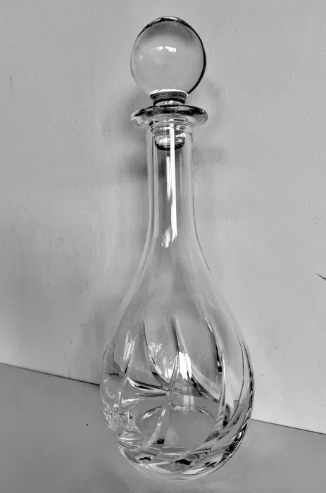Wedgwood - Decanter - Crystal - Engraved Lead Crystal