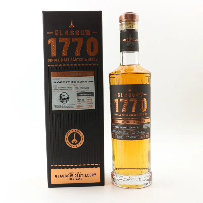 Glasgow Distillery – 1770 Single Cask #17/598 For Glasgow Whisky Festival 50cl (50cl, 55.8%)