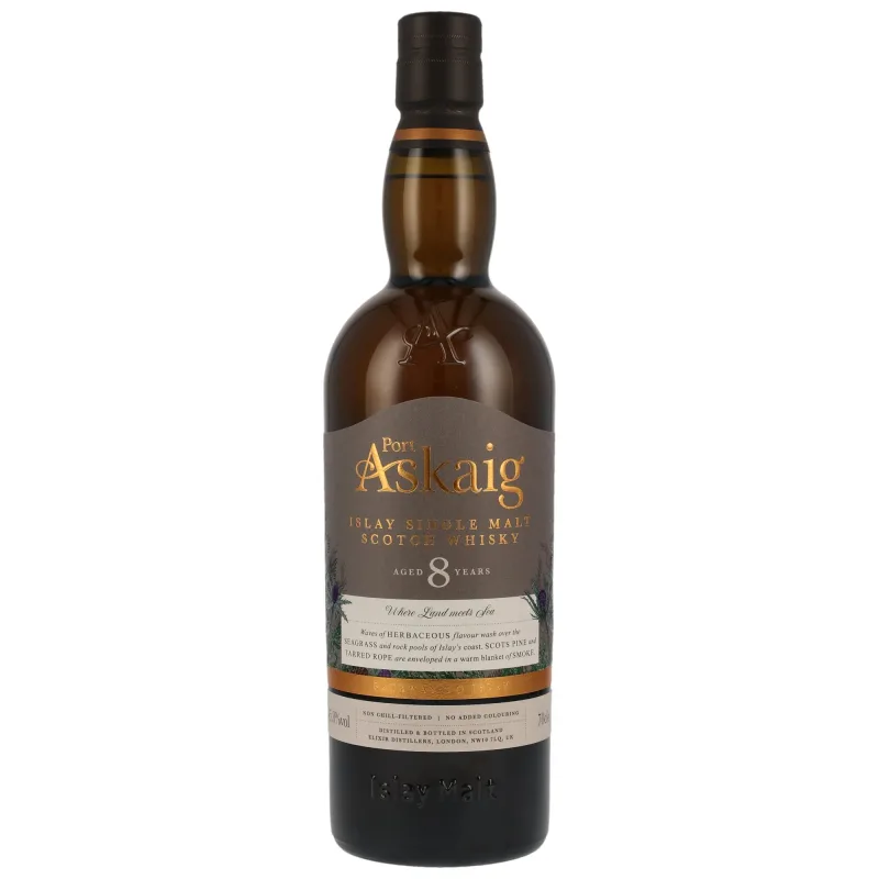 Port Askaig 8 y.o. Islay Single Malt Scotch Whisky (70cl, 45.8%)