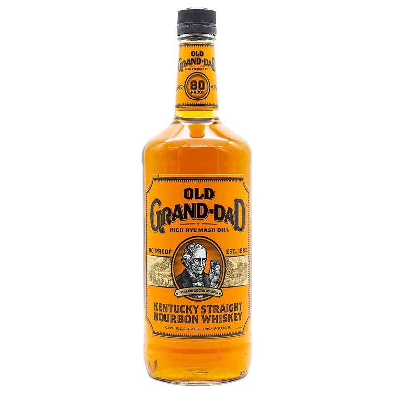 Old Grand Dad 80 Proof Kentucky Straight Bourbon (1L, 40%)