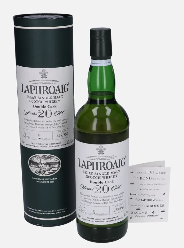 Laphroaig – Double Cask 20 Year Old (70cl, 46.6%)