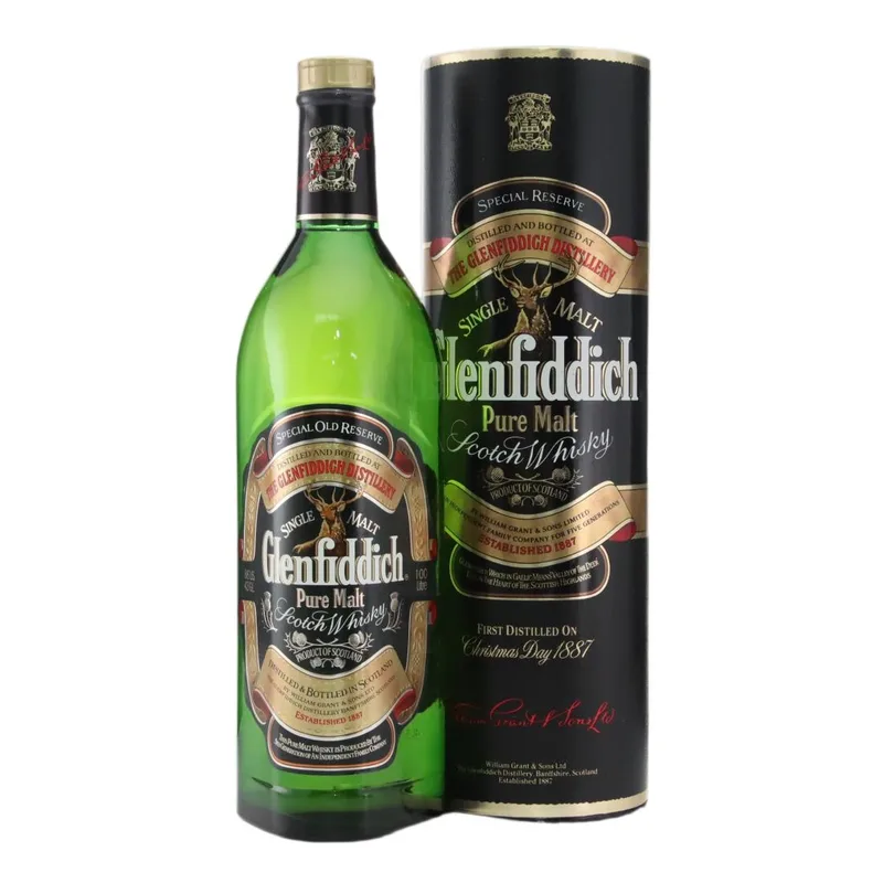 Glenfiddich – Pure Malt 1 Litre 1980s (1 Litre, 86.00%)