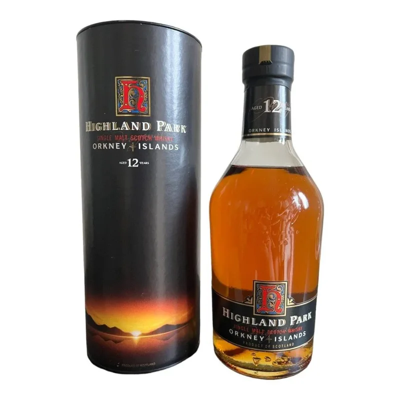 Highland Park – 12 Year Old Sunset Bottle Highland Single Malt Scotch Whisky (1990s)