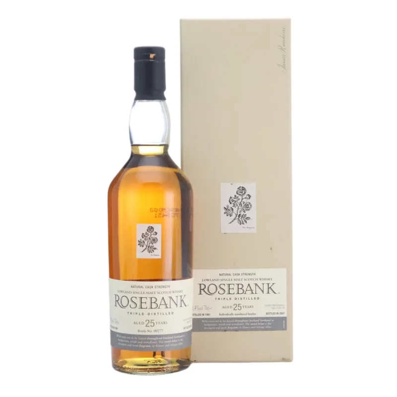Rosebank – 1981 Natural Cask Strength 25 Year Old