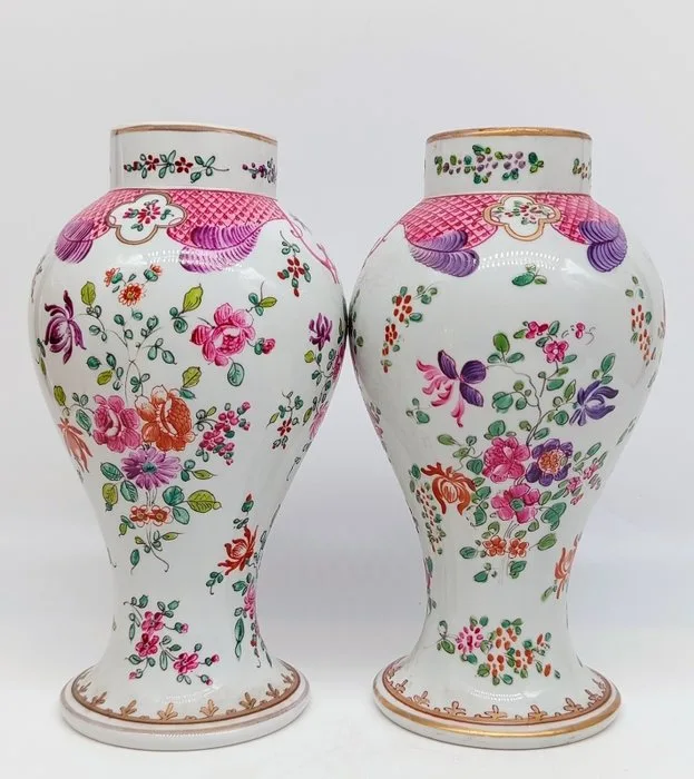 Samson - Vase (2) - Porcelain - Samsom Porcelain