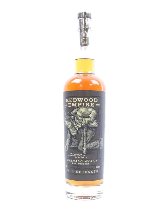 Redwood Empire Cask Strength Emerald Giant Rye Whiskey