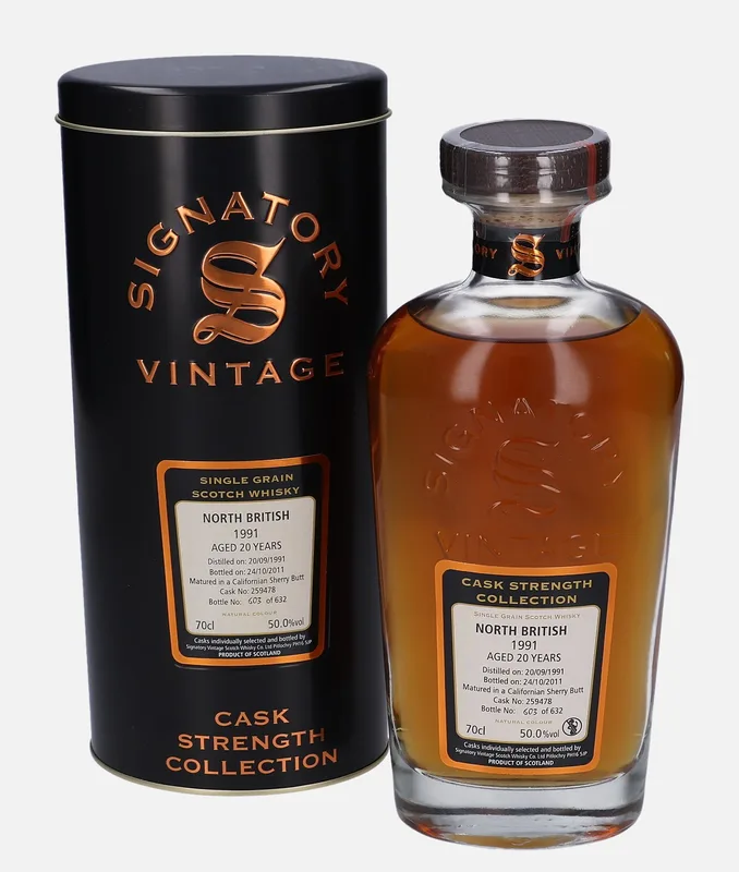 North British – 1991 20 Year Old Signatory Vintage Scotch Whisky Co. Cask Strength Collection