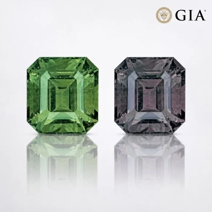 Sapphire - 4.01 ct - Gemological Institute of America (GIA) - GIA Color change Gem