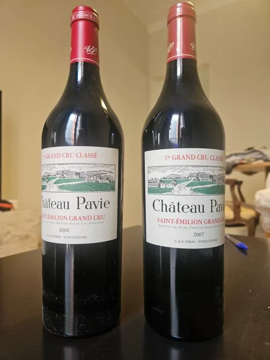 2007 & 2006 Château Pavie - Saint-Émilion 1er Grand Cru Classé B - 2 Bottles (0.75L)
