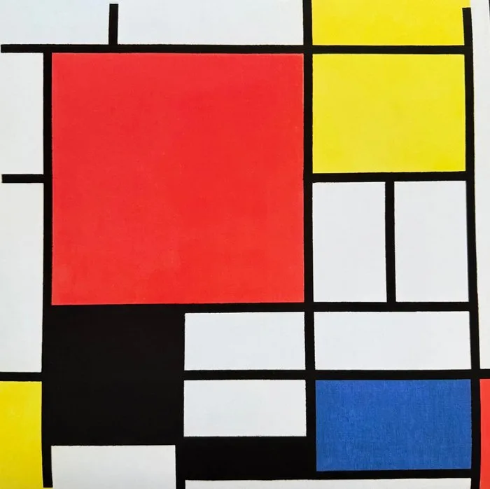 Piet Mondrian - “Composition with red, yellow, blue, 1921”