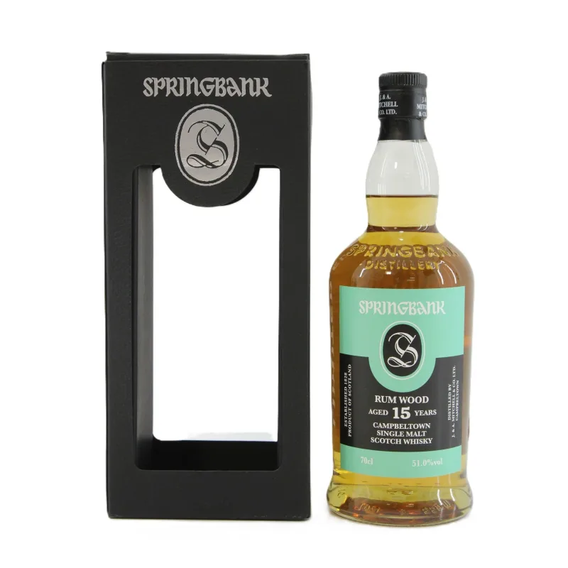 Springbank – 15 Year Old 2003 Rum Wood Limited Edition (2018) (70cl, 76%)