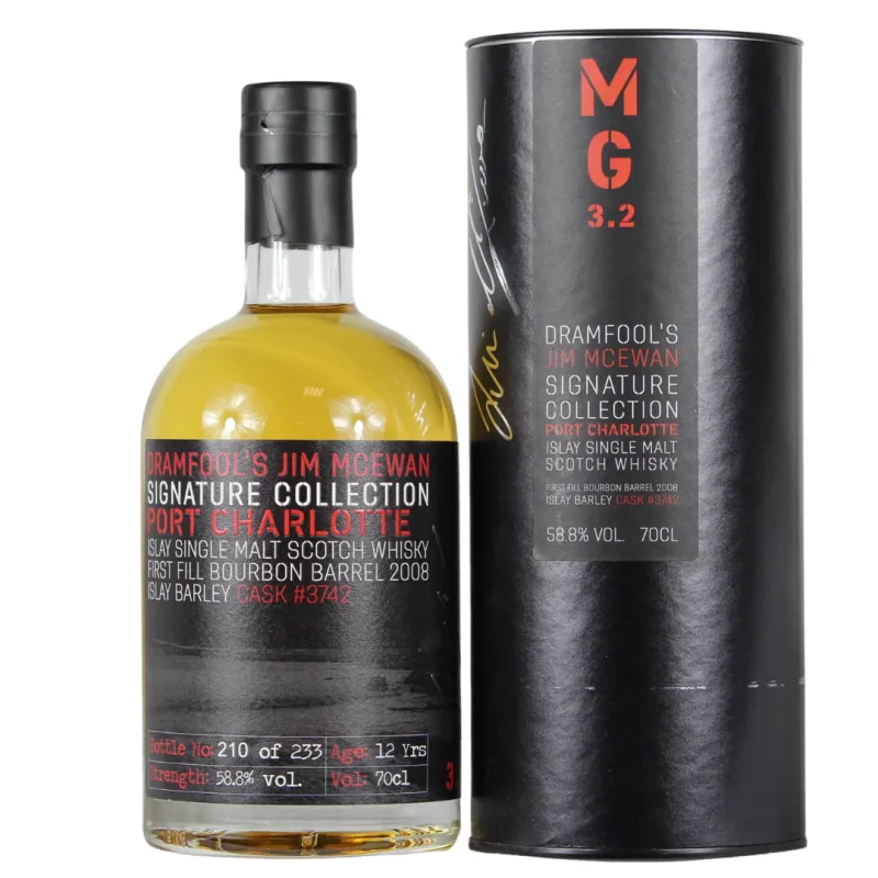 Jim McEwan Signature Collection Port Charlotte 2008 1st Fill Bourbon Barrel