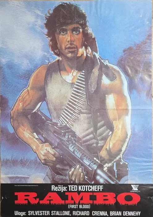 Drew Struzan - Rambo / First Blood (1982) – Sylvester Stallone – Original Movie Poster - 1980s