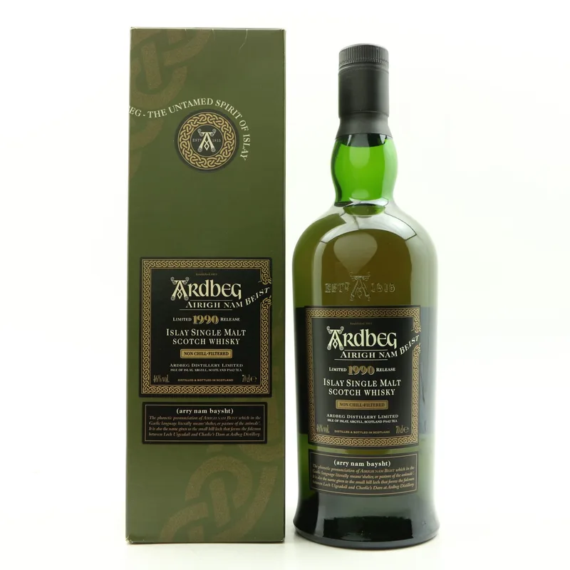 Ardbeg – 1990 Airigh Nam Beist 2008 Release (70cl, 46%)