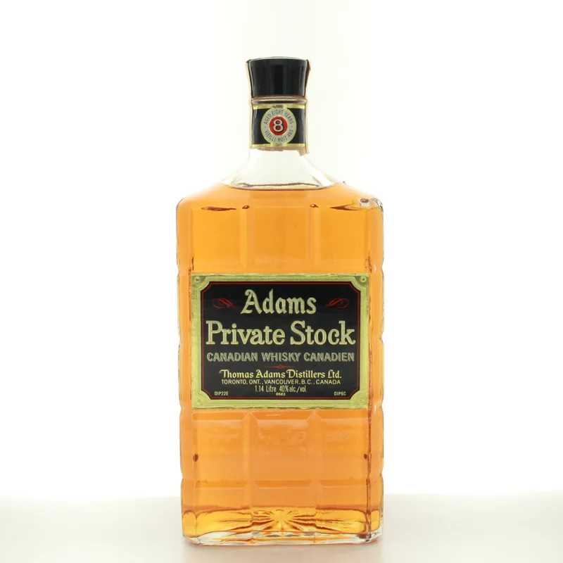 Adams 8 Year Old Private Stock 1977 (114cl, 40%)
